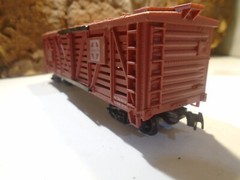 HO SCALE SANTA FE SLIDING DOOR STOCK CAR ATSF 51450, EXCELLENT 5-194-2-5