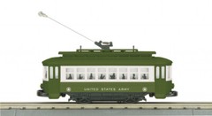 MTH 30-5184 US Army Bump-n-Go Trolley New in Box Limited Hard to find