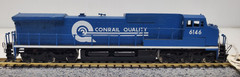 Hallmark Brass Conrail GE Dash 8-40 C