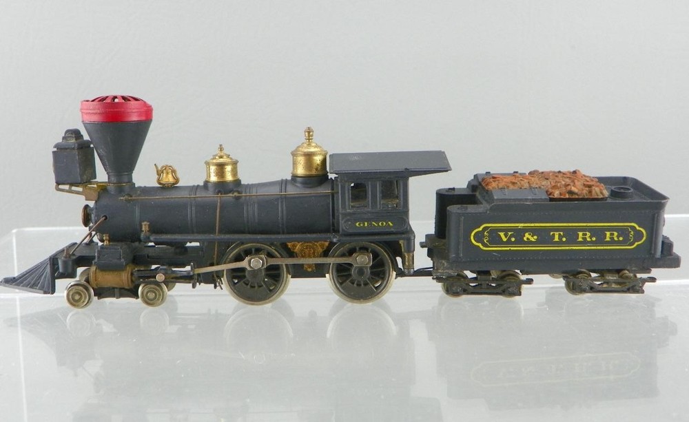 Vintage Pocher AHM HO Virginia & Truckee V&T.R.R Genoa 4-4-0 Locomotive Engine