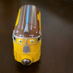 TOMY Frostini Trackmaster Diesel Locomotive Engine Yellow/Brown DC Analog