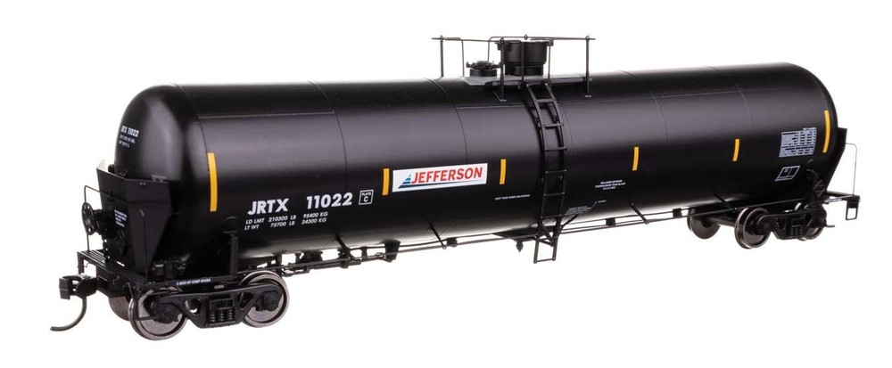 100773 Walthers HO 55′ Trinity Modified 30,145-Gallon Tank Car Jefferson JRTX