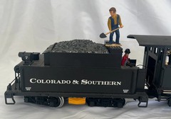 LGB 25192 Colorado &Southern 7 G Gauge Mogul 2-6-0 Steam Locomotive and Tender