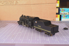 Mantua 2-6-2 PRR 11.6oz Steam Locomotive/Tender GWC, light works VAL