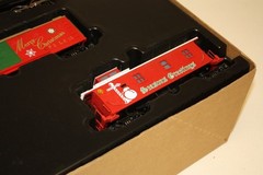 Vintage MTH Rail King 2000 Holiday Express 2-8-0 Steam Freight Train Set NEW