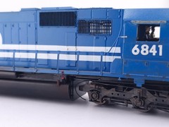 Life LIke/Proto 2000 HO Scale Conrail SD60 DCC Locomotive 6841 Weathered Train