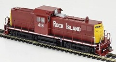 Bowser HO 60559 Loco C415 Rock Island #419 Maroon/yellow (Sound/DCC)