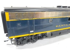 All Nation O Scale 2-Rail F-3 AB Diesel Loco DCC Sound ATSF Santa Fe Zinc Brass