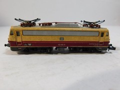 Trix Express N Scale Electric Locomotive DB 112 499-9 Yellow Red (NB)