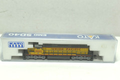 Koto N Gauge Union Pacific 3052 EMD SD 40 Yellow & Gray