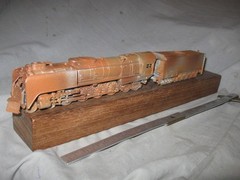 X4776 RARE Scale less HO more TT ? UNION PACIFIC RR 800 class 4-8-4 STEAM LOCO