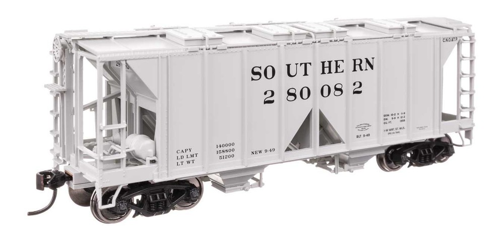 49723 Walthers HO ACF 1958 Cu Ft Covered Hopper Southern Railway #280082