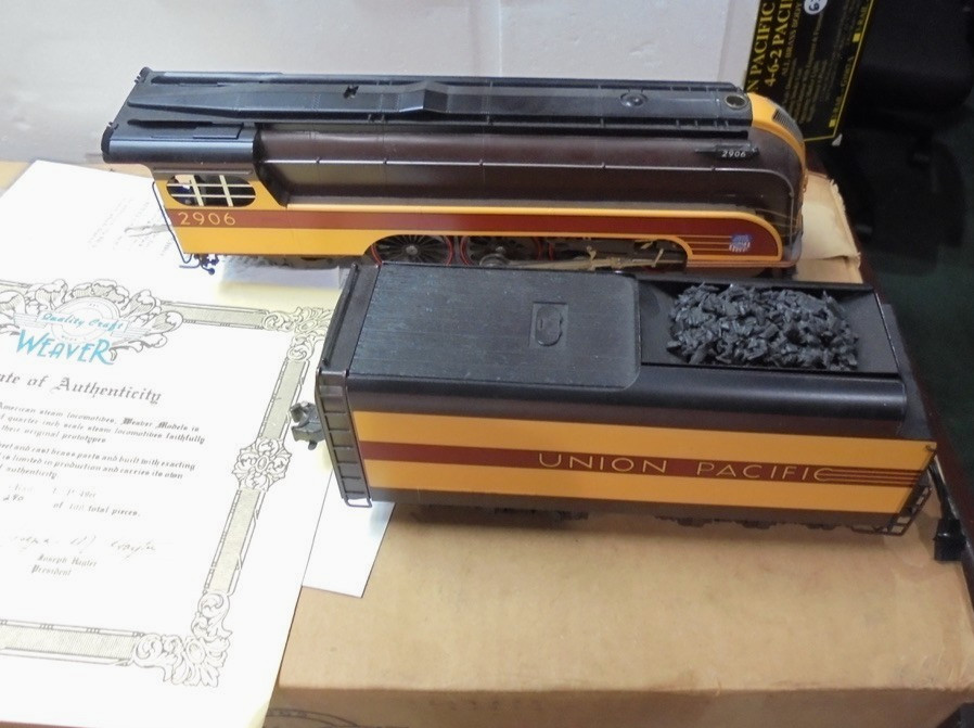 Weaver G1087-LP Union Pacific Forty Niner 4-6-2 Pacific # 2906