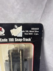 2 Packs Atlas #844 9″ ReRailer Straight Track HO Scale Code 100 (3 pcs) BX-A4