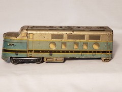 Marx Marlines O Gauge Tin Train B&O Diesel Baltimore & Ohio 62 Locomotive Shell