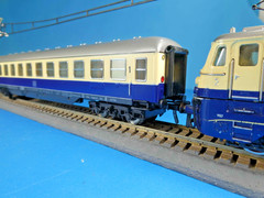 FLEISCHMANN HO 1347S METAL 1st VER 1965 ELECTRIC LOCO + 1500R TEE 1st -OBs-1967