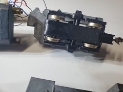 ho Mantua F Series Diesel Loco Drive Chassis For Parts-DC-Motor Runs w/Light