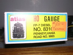 ATLAS #8310 Pennsylvania EMD FP-7A Diesel Loco #9865 “H.O.Scale” 1/87