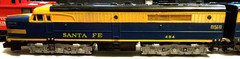 S-Gauge American Flyer Santa Fe 484, 485, 486 ABA FOR PARTS OR RESTORE UNTESTED