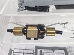 Stewart HO Scale 7000 Undecorated GE U25B Diesel Loco NOS Needs Motor Mounts (A)