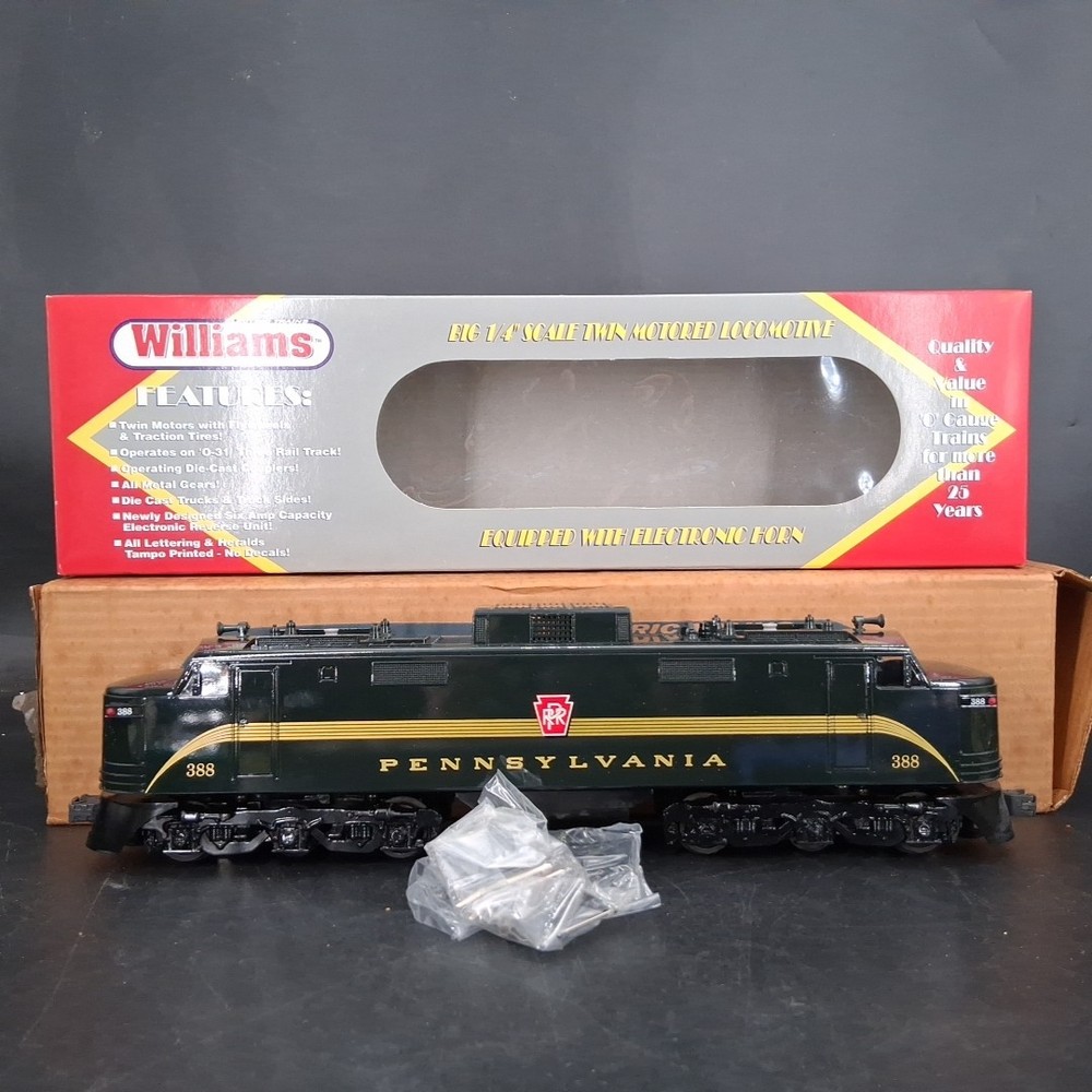 Williams O Gauge Pennsylvania Green 5 Stripe Cab 92388 / 388 DUMMY in OG Box