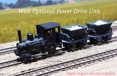 N Scale GMSN 0-4-0 H.K. Porter Tank Locomotive Kit w/Power Drive Steam Engine