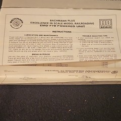 Bachmann Plus HO Scale EMD F7B Diesel Locomotive B&O #231X DC Analog 31213