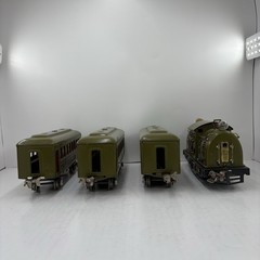 Lionel 266E Set 254E 610 612 Electric Locomotive Olive Green Prewar O Pullman