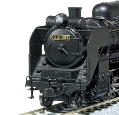 KATO HO gauge D51 standard mass production model railway steam locomotive 1-203