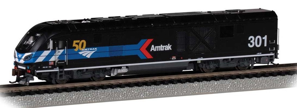Bachmann N Siemens ALC-42 Charger Amtrak AMTK #301 DCC/SND LED 68351