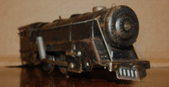 MARX Steam Locomotive ~ KEYWIND Riser-Gear ~ Rd# 994 stamped metal – O RARE