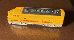 Pacific Express 1730 Pull Back Train Locomotive Engine Schilling Toy Vintage