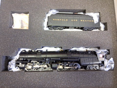 HO Scale BROADWAY LIMITED N&W Class A 2-6-6-4 #1218 PARAGON MINT IN THE BOX!