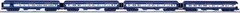 LIONEL CNJ “Blue Comet” Heavyweight Passenger Car 4-Pack – NEW – NR