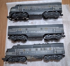 Lionel 2344 NYC F3 A-B-A Diesels