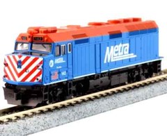 KATO 1769107DCC N F40PH Chicago Metra City of Palatine #157 w DCC 176-9107-DCC