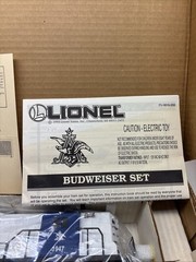 Lionel O Guage 6-11810 Anheuser Busch Budweiser Modern Era Train Set
