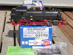 Tillig 02170 TT Steam Locomotive BR 86 1590-8 DR Epoche 4 DSS+LED BW Reichenbach