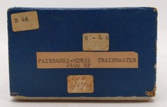Red Ball H24-66 BRASS HO Fairbanks-Morse B-46 Trainmaster Diesel Locomotive/Box