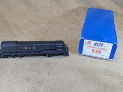 ALCO Models HO Brass D-137 G.E. U-33C Diesel Locomotive B & O 7861