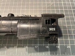 American Flyer S Train 302 Steam Locomotive Engine SHELL ONLY PART LOT F
