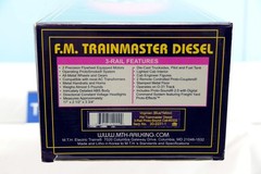 MTH PREMIER 2231 VIRGINIAN FM TRAINMASTER DIESEL ENGINE W PS-2. TESTED. NEW IB.