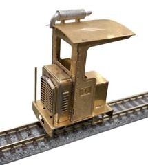 0n18 Scale 2-Axle Rod-Driven Diesel Locomotive Kit Engine Narrow Gauge On18 P.H