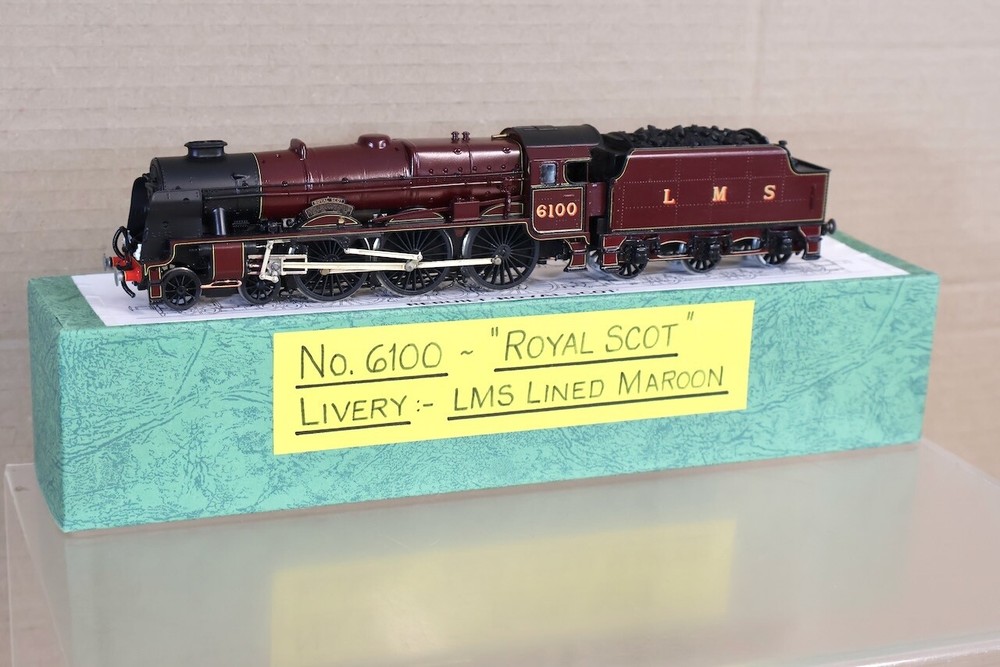 COMET MAINLINE KIT BUILT LMS 4-6-0 SCOT LOCOMOTIVE 6100 ROYAL scot PORTESCAP ol
