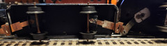 Marx O Gauge Commodore Vanderbilt Wind Up W Tender AND CABOOSE Works GOOD COND.