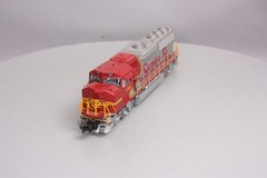 Atlas 1282-6 O Santa Fe GP60M Diesel Locomotive w/TMCC #156 – 3 Rail LN/Box