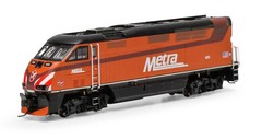 Athearn N EMD F59PHI Chicago Metra METX #405 DCC/SND LED ATH15401