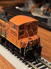 BNSF 3703 Custom Weathered HO SCALE Engine