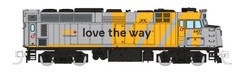 RAPIDO N GAUGE F40PH-2D DC/DCC READY LOVE THE WAY VIA RAIL #6420 PN 582013