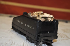 Lionel Lionel Lines Customized Slope Back Tender with Working Rear Light Video